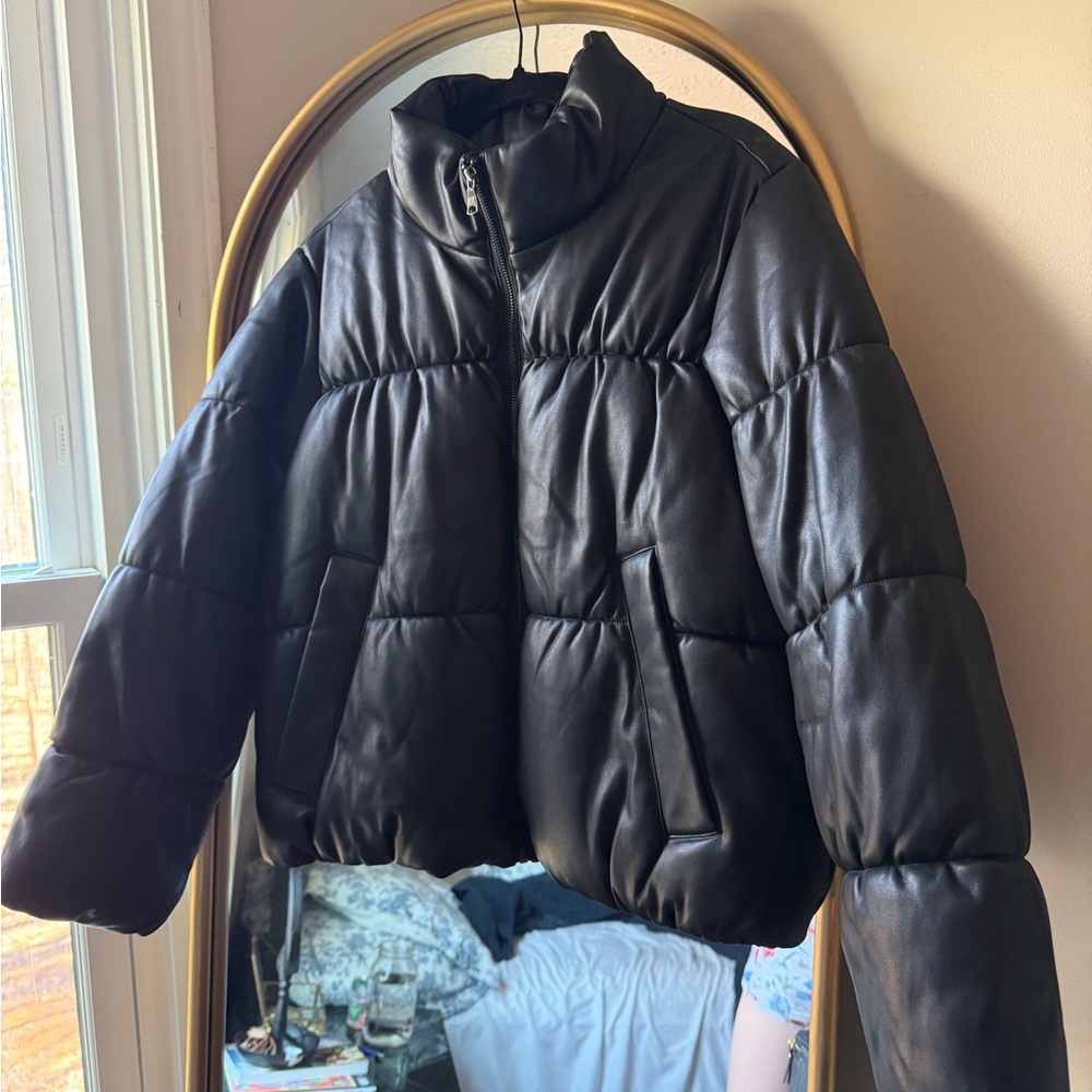 Banana Republic Women's Dark Puffer Jacket